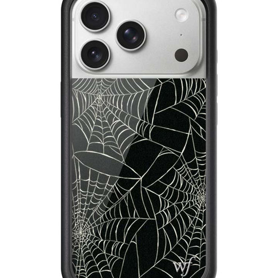 Wildflower iPhone case 17 Pro Itsy Bitsy Spider Black Cute