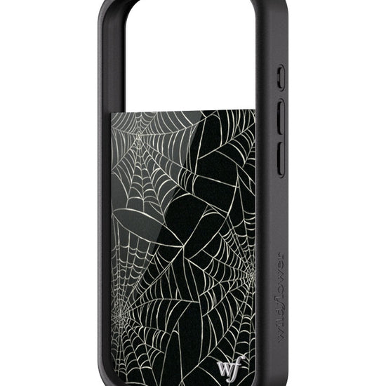 Wildflower iPhone case 17 Pro Itsy Bitsy Spider Black Cute