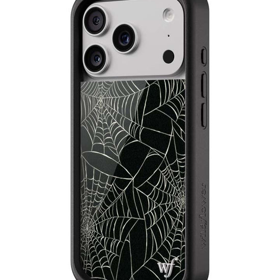 Wildflower iPhone case 17 Pro Itsy Bitsy Spider Black Cute
