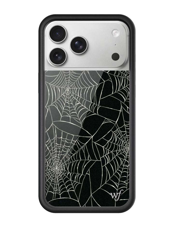 Wildflower iPhone case 17 Pro Max Itsy Bitsy Spider Black Cute