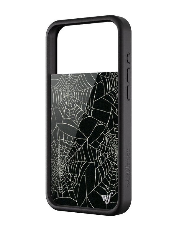 Wildflower iPhone case 17 Pro Max Itsy Bitsy Spider Black Cute