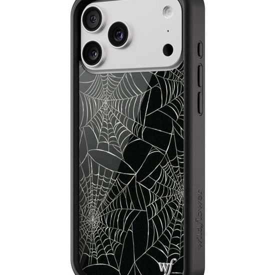 Wildflower iPhone case 17 Pro Max Itsy Bitsy Spider Black Cute
