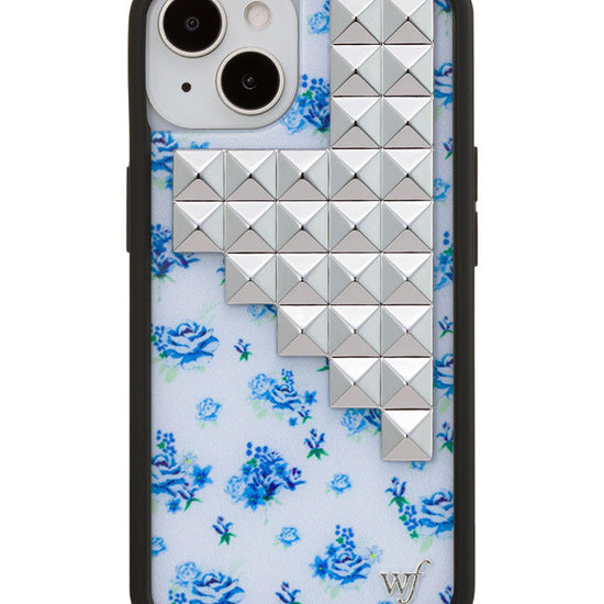 Wildflower iPhone case 13 Forget Me Not Floral Stud Cute