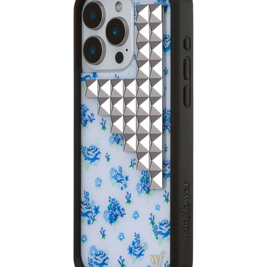 Wildflower iPhone case 15 Pro Max Forget Me Not Floral Stud Cute