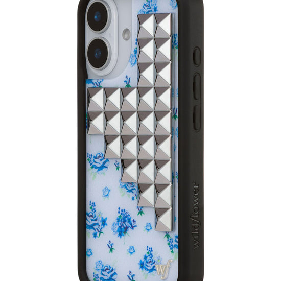 Wildflower iPhone case 16 Forget Me Not Floral Stud Cute
