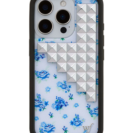 Wildflower iPhone case 16 Pro Forget Me Not Floral Stud Cute