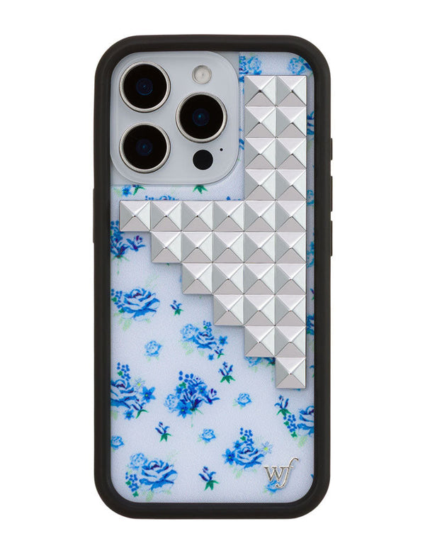 Wildflower iPhone case 16 Pro Forget Me Not Floral Stud Cute