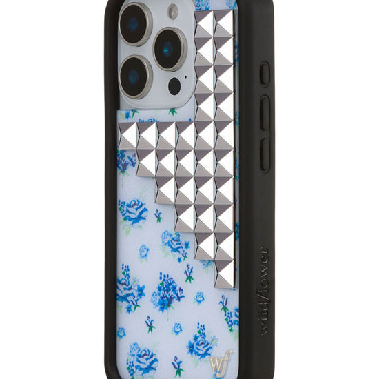 Wildflower iPhone case 16 Pro Forget Me Not Floral Stud Cute