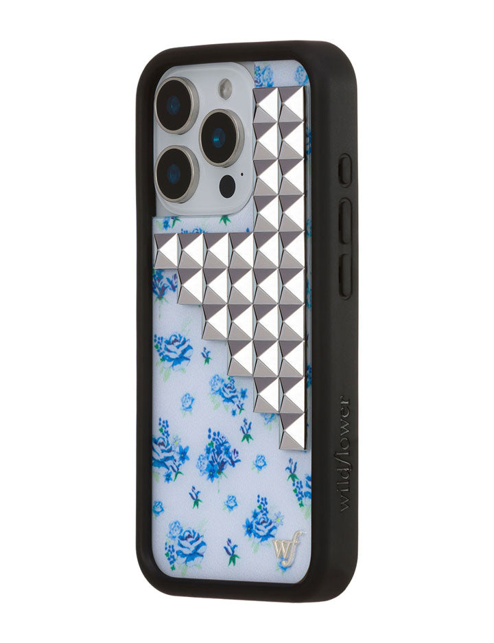 Wildflower iPhone case 16 Pro Forget Me Not Floral Stud Cute