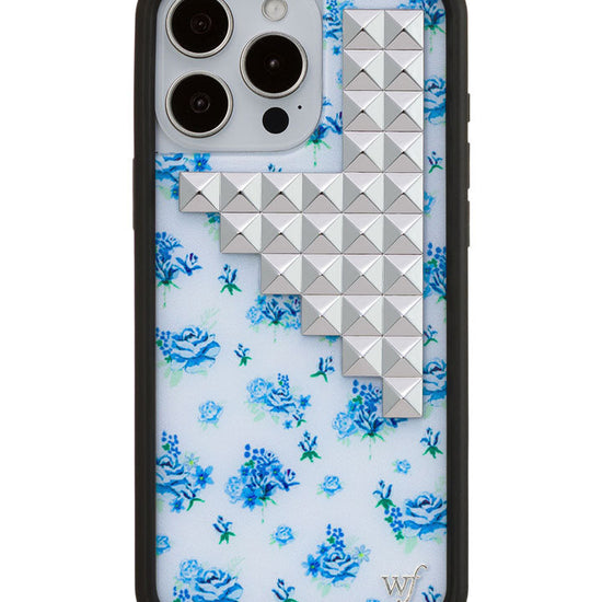 Wildflower iPhone case 16 Pro Max Forget Me Not Floral Stud Cute