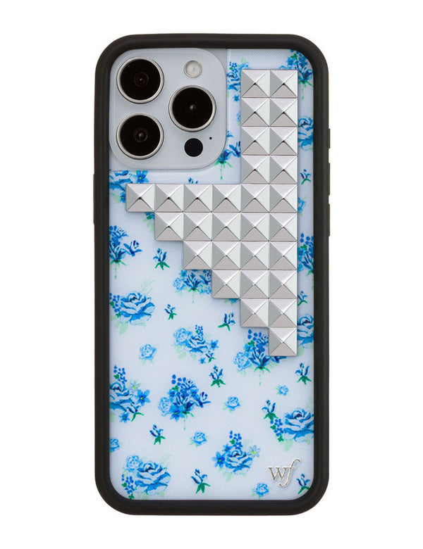 Wildflower iPhone case 16 Pro Max Forget Me Not Floral Stud Cute