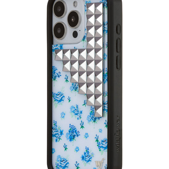 Wildflower iPhone case 16 Pro Max Forget Me Not Floral Stud Cute