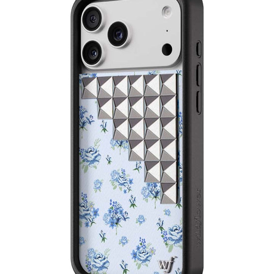 Wildflower iPhone case 17 Pro Max Forget Me Not Floral Stud Cute