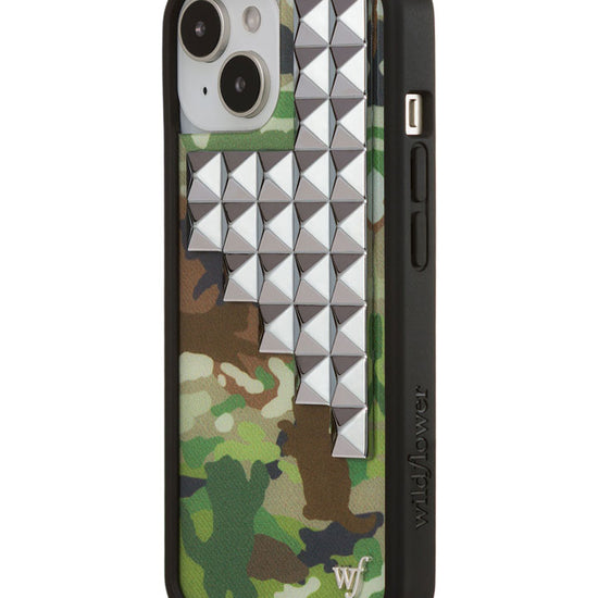 Wildflower iPhone case 13 Cat Camo Stud Cute
