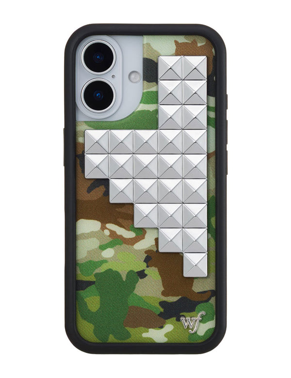 Wildflower iPhone case 17 Cat Camo Stud Cute