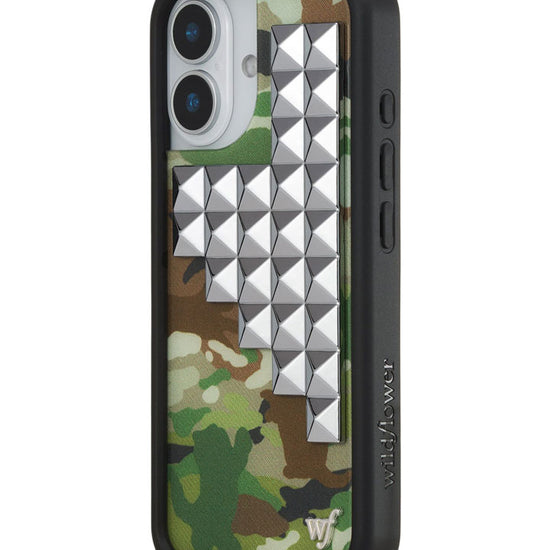 Wildflower iPhone case 17 Cat Camo Stud Cute