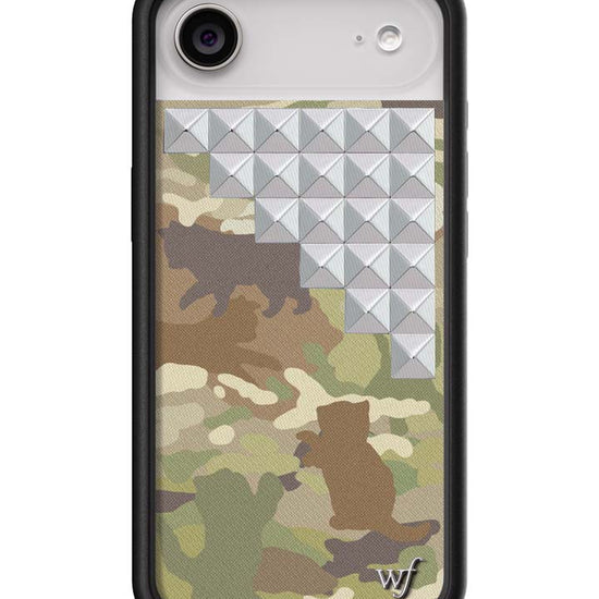 Wildflower iPhone case Air Cat Camo Stud Cute