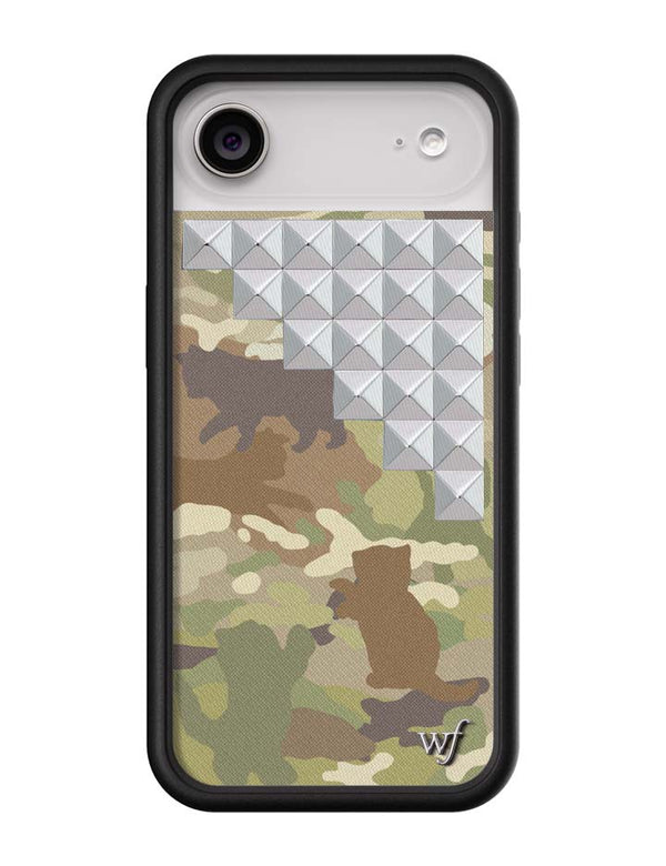 Wildflower iPhone case Air Cat Camo Stud Cute