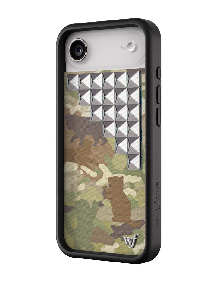 Wildflower iPhone case Air Cat Camo Stud Cute