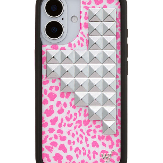 Wildflower iPhone case 16 Pink Meow Stud Cute