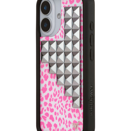 Wildflower iPhone case 16 Pink Meow Stud Cute