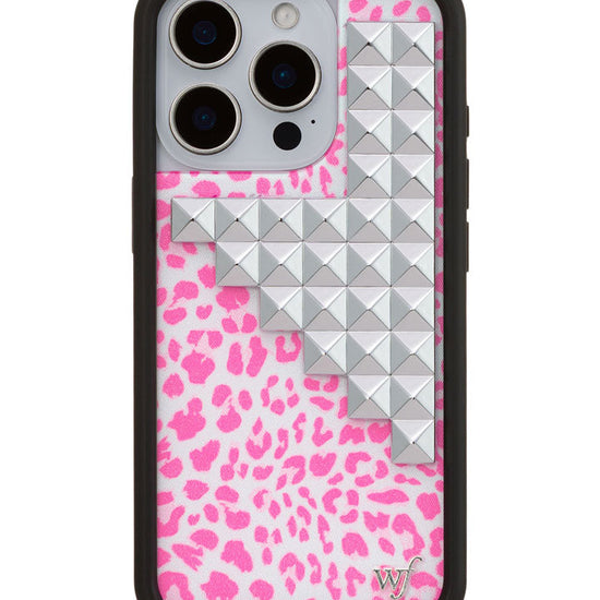 Wildflower iPhone case 16 Pro Pink Meow Stud Cute
