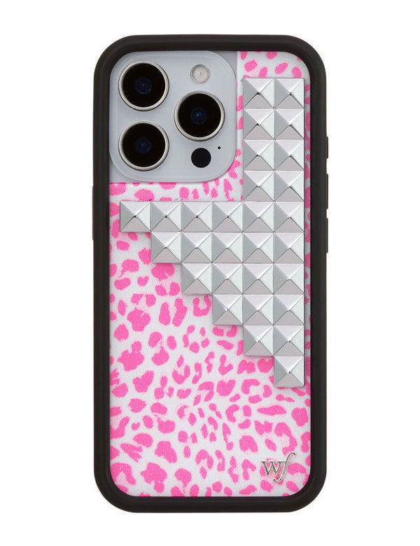Wildflower iPhone case 16 Pro Pink Meow Stud Cute