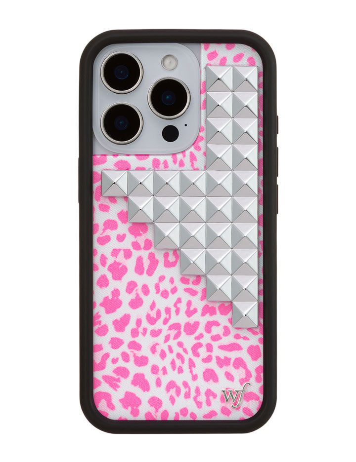 Wildflower iPhone case 16 Pro Pink Meow Stud Cute