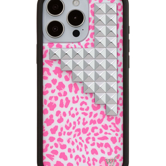 Wildflower iPhone case 16 Pro Max Pink Meow Stud Cute
