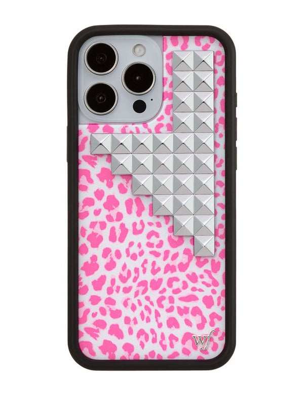 Wildflower iPhone case 16 Pro Max Pink Meow Stud Cute