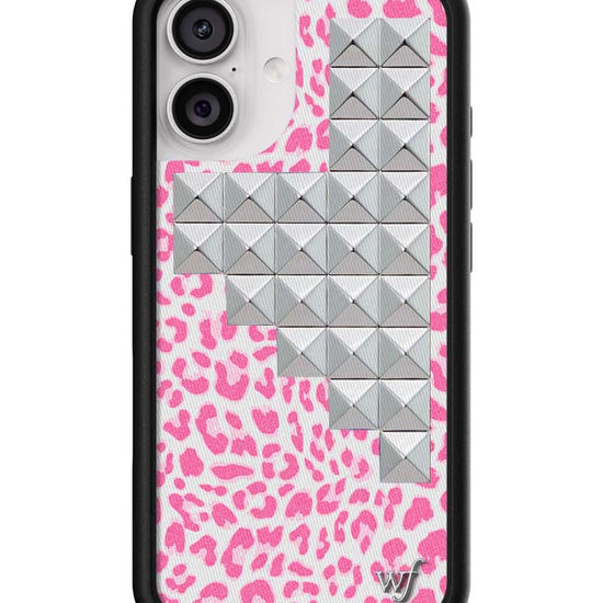 Wildflower iPhone case 17 Pink Meow Stud Cute
