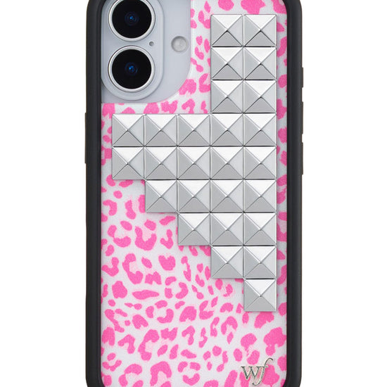 Wildflower iPhone case 17 Pink Meow Stud Cute
