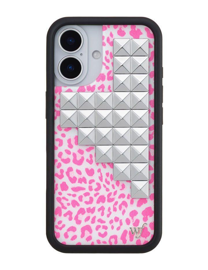 Wildflower iPhone case 17 Pink Meow Stud Cute