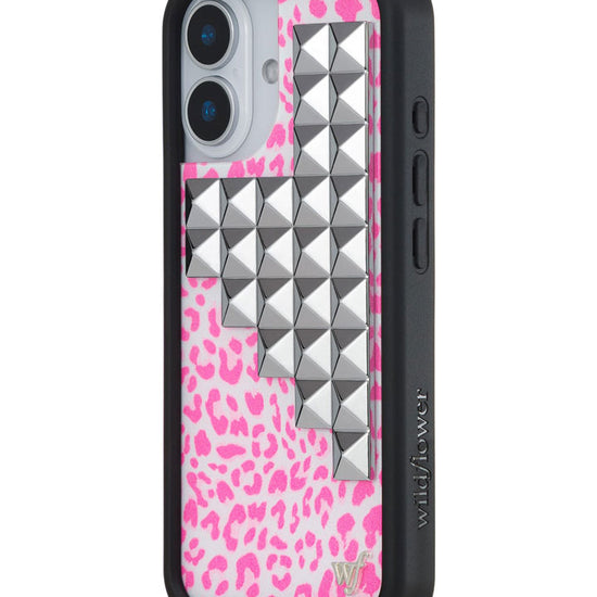 Wildflower iPhone case 17 Pink Meow Stud Cute