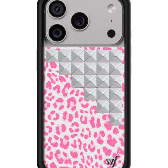 Wildflower iPhone case 17 Pro Pink Meow Stud Cute