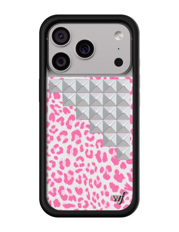 Wildflower iPhone case 17 Pro Pink Meow Stud Cute