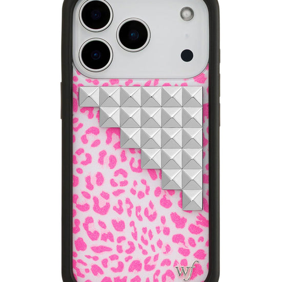 Wildflower iPhone case 17 Pro Pink Meow Stud Cute