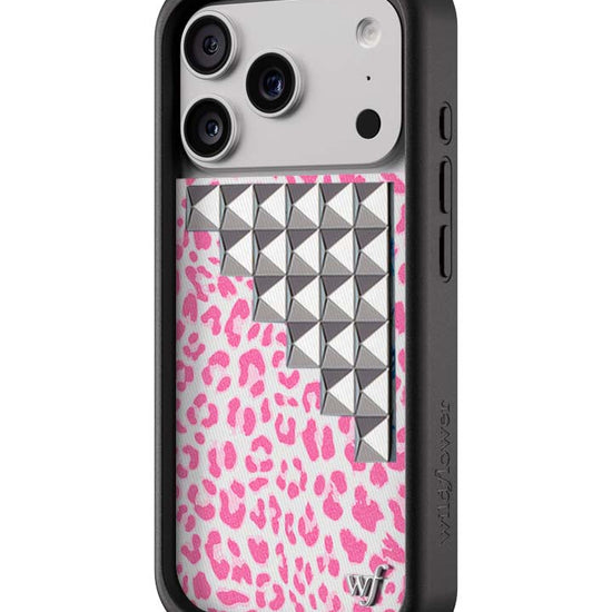 Wildflower iPhone case 17 Pro Pink Meow Stud Cute