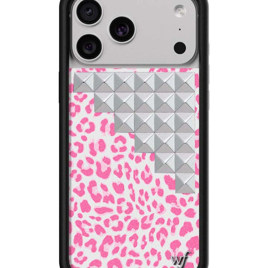 Wildflower iPhone case 17 Pro Max Pink Meow Stud Cute