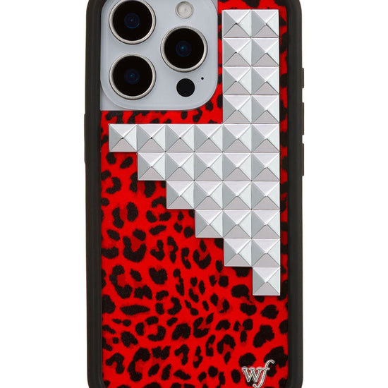 Wildflower iPhone case 16 Pro Red Meow Stud Cute
