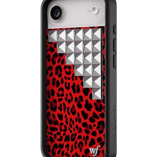 Wildflower iPhone case Air Red Meow Stud Cute