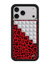 Wildflower iPhone case 17 Pro Max Red Meow Stud Cute
