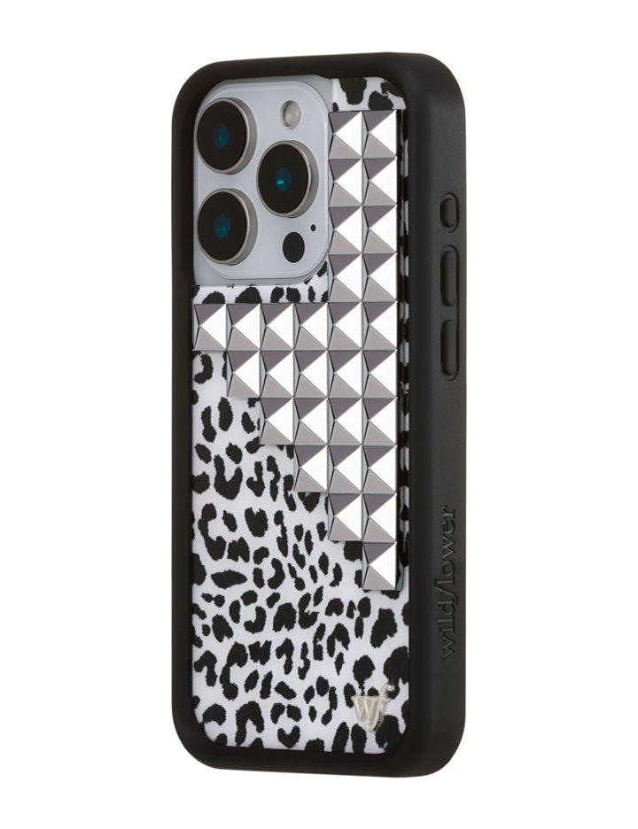 Wildflower iPhone case 15 Pro Snow Meow Stud Cute
