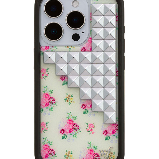 Wildflower iPhone case 15 Pro Vintage Floral Stud Cute