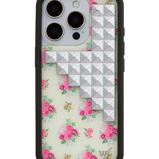 Wildflower iPhone case 16 Pro Vintage Floral Stud Cute