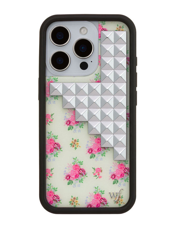 Wildflower iPhone case 16 Pro Vintage Floral Stud Cute