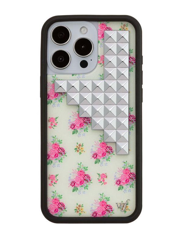 Wildflower iPhone case 16 Pro Max Vintage Floral Stud Cute