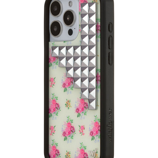 Wildflower iPhone case 16 Pro Max Vintage Floral Stud Cute