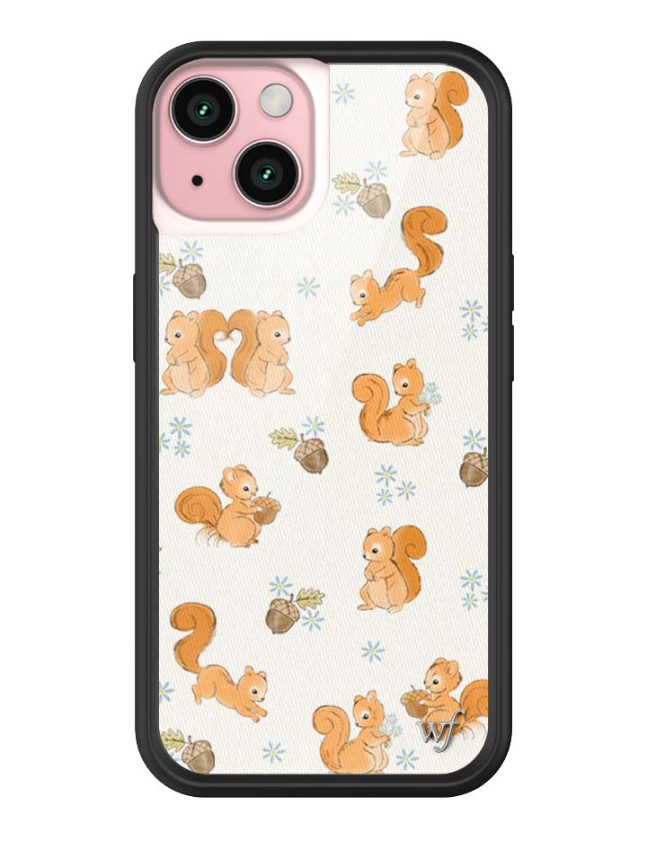 Wildflower iPhone case 15 Squirrel Friend Animals Cute