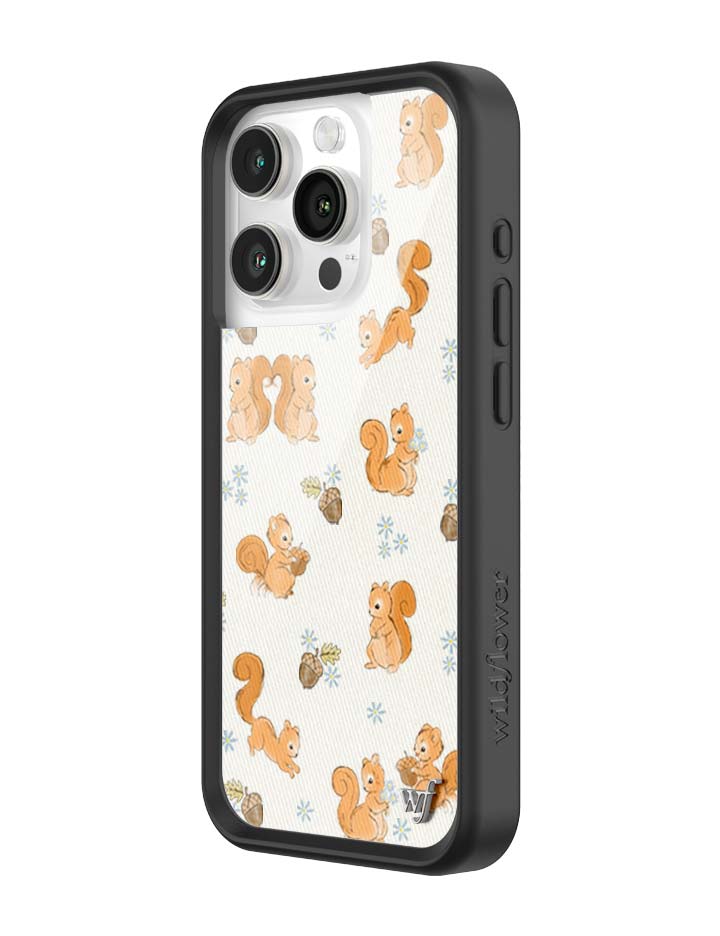 Wildflower iPhone case 15 Pro Squirrel Friend Animals Cute